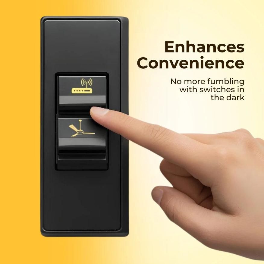 Gold Switch Stickers